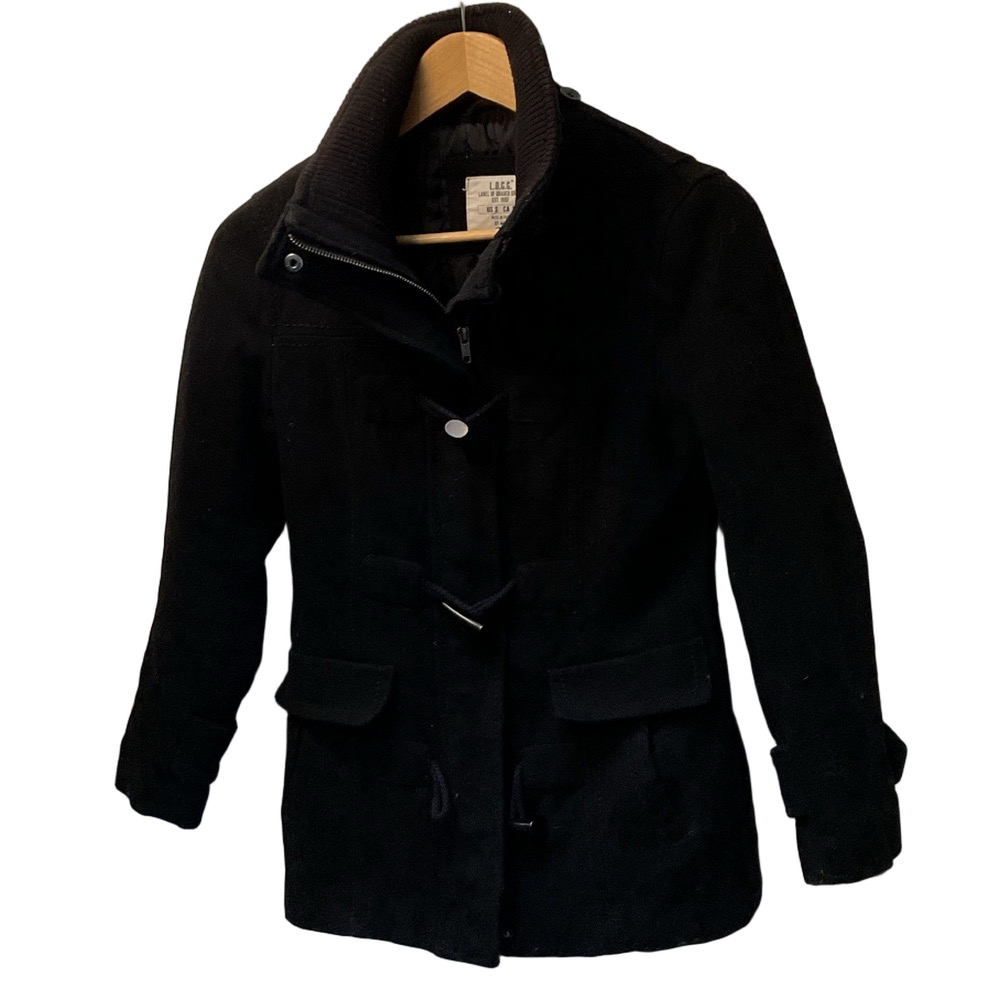 H&M Dark Utility Jacket with High Collar
